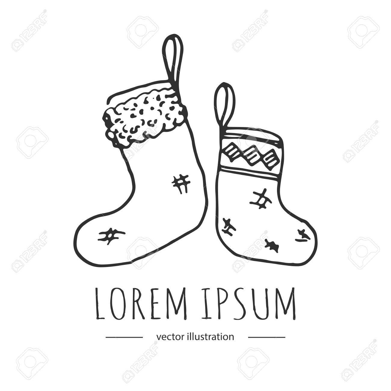 1300x1299 Hand Drawn Doodle Merry Christmas Related Icon