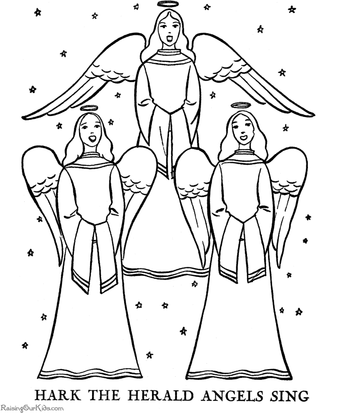 670x820 Angels Coloring Pages