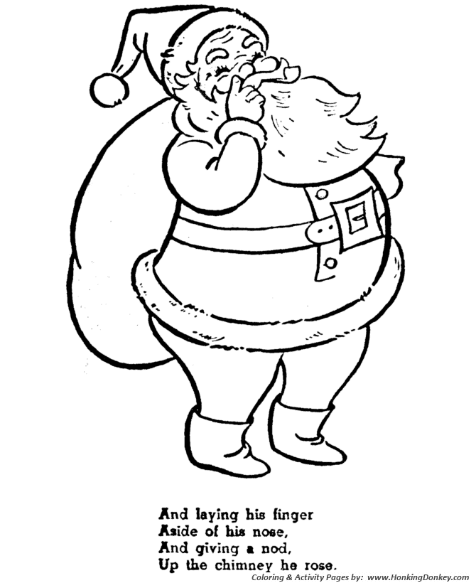 670x820 Night Before Christmas Coloring Pages Christmas Story Coloring