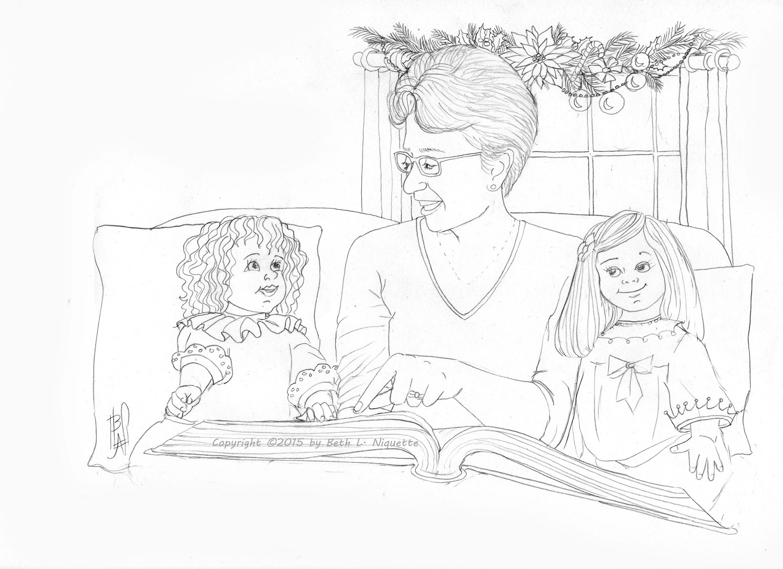 1600x1162 Beth's Artworx Grandma's Christmas Story Paint Party Friday