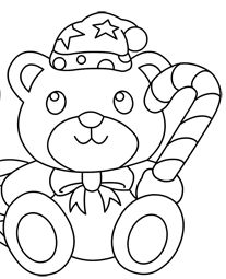 Christmas Teddy Bear Drawing at GetDrawings | Free download