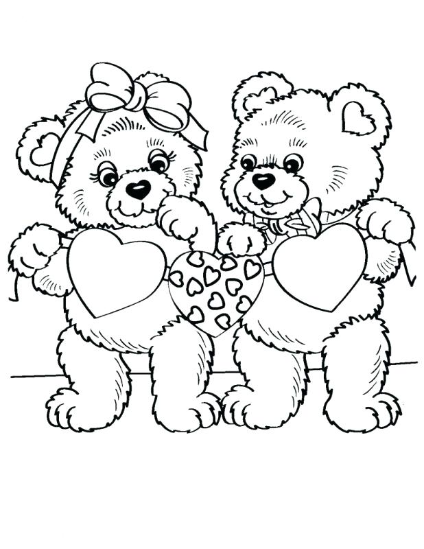 618x800 Teddy Bear Coloring Page Memocards.co