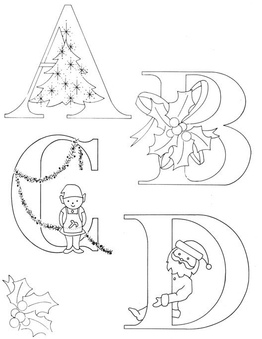 528x681 Darling Series Of Christmas Themed Letters! A P On This Page, Q Z