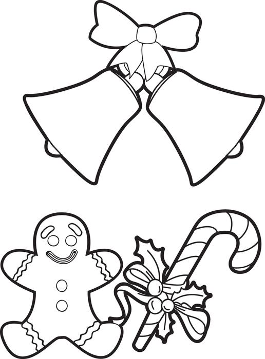 516x700 Fun Christmas Things Coloring Page For Kids