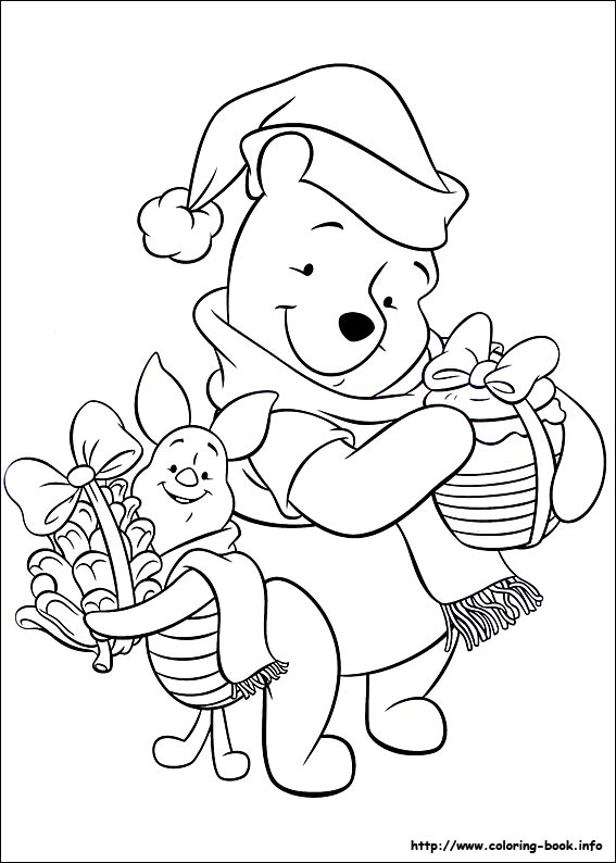 567x794 Winnie The Pooh Christmas Drawings Festival Collections