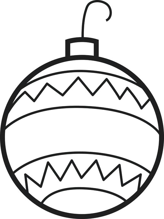 524x700 Christmas Tree Ornaments Coloring Pages Ornaments Coloring Pages