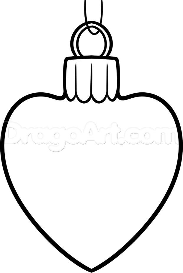620x922 Draw Christmas Decorations] How To Draw Christmas Ornaments Step