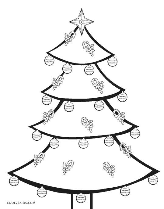 539x685 Printable Christmas Tree Coloring Pages For Kids Cool2bkids