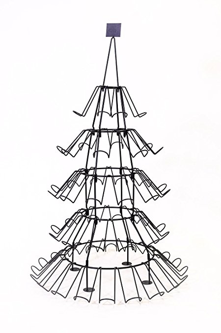 450x679 60 Bottle Christmas Tree Holiday Beverage Wine Rack