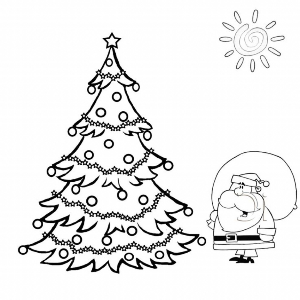 1024x1024 Christmas Tree How To Draw Easy Drawings How To Draw Christmas