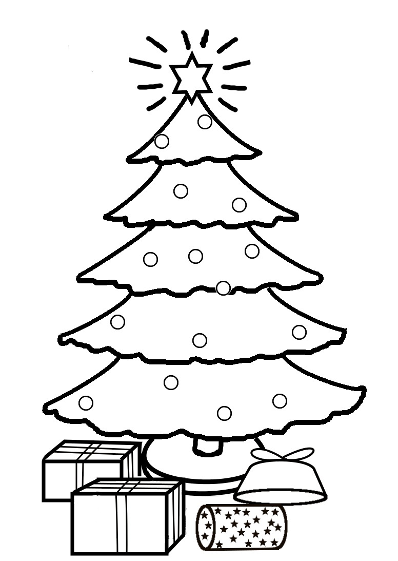 776x1093 Christmas Tree Coloring Pages Wallpapers9