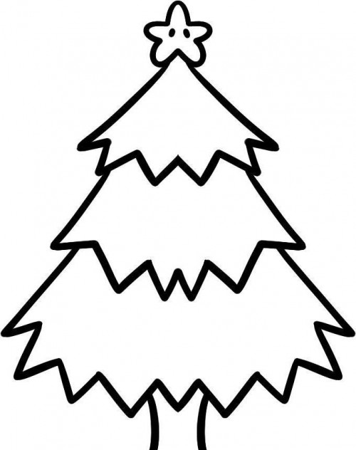 Christmas Tree Drawing For Kids at GetDrawings | Free download