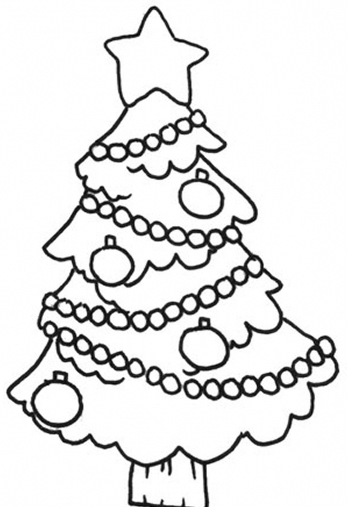 700x1024 Easy Christmas Tree Drawing