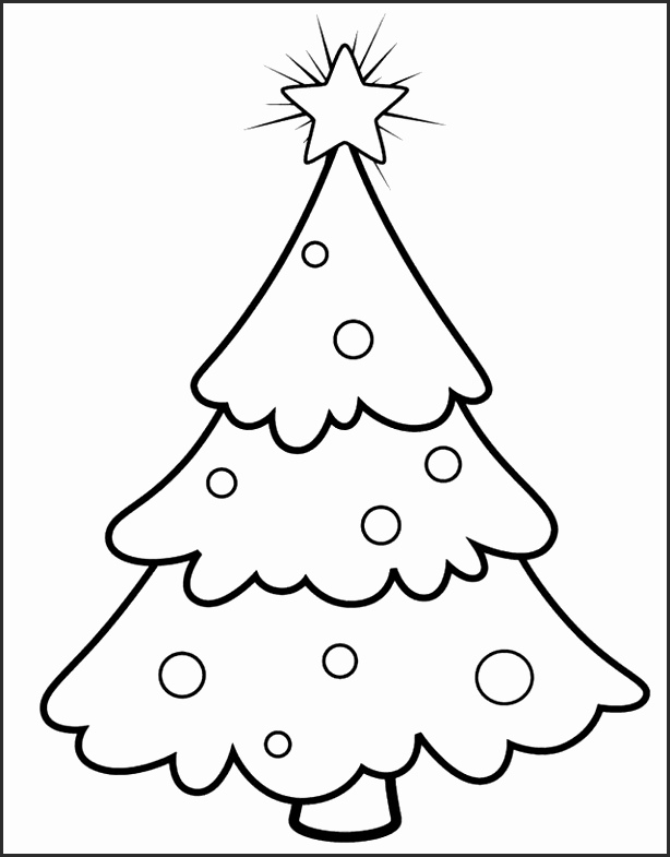 614x785 Simple Christmas Tree Outline Suk8e New 30 Christmas Tree Drawing