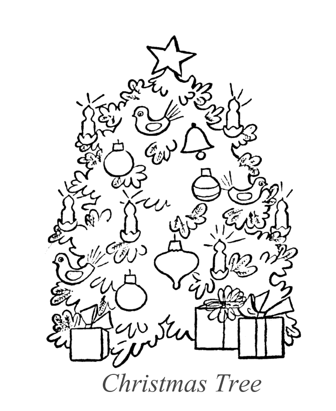 670x820 Christmas Tree Drawing Outline 535334