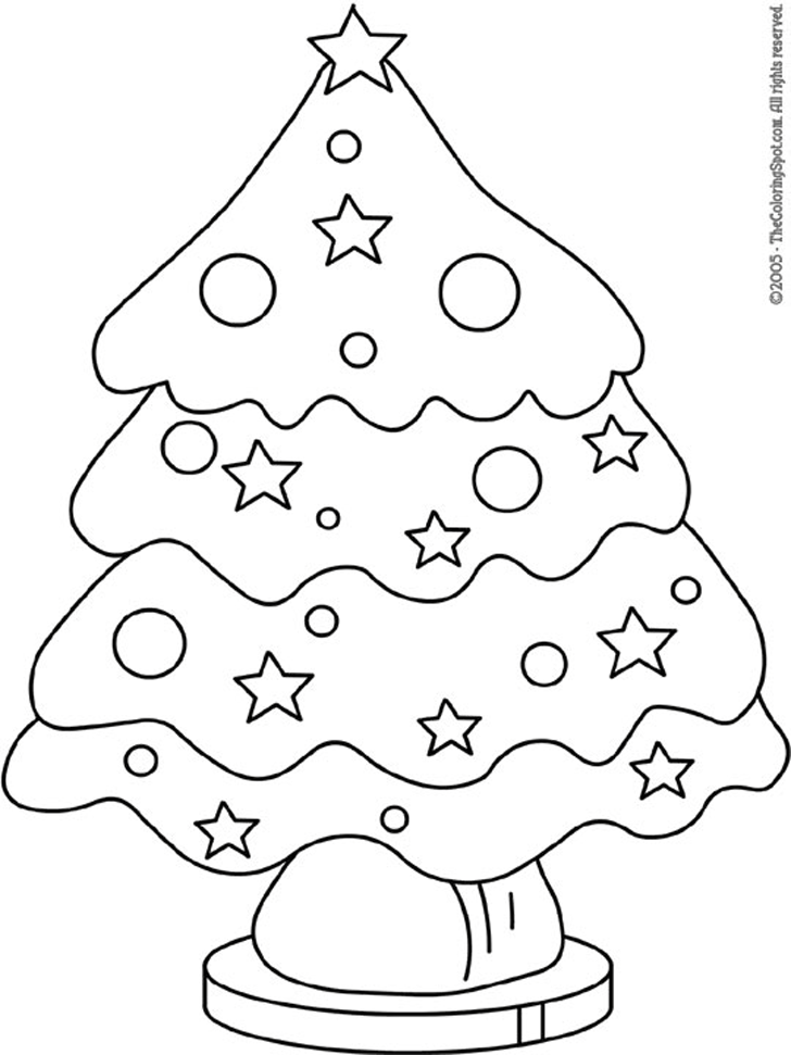 728x971 Christmas Tree Drawing 535669