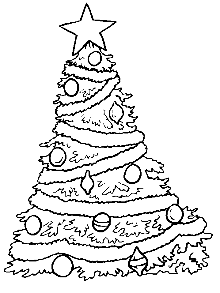 718x957 Christmas Tree Realistic Drawing Printable Halloween 2017 Usa