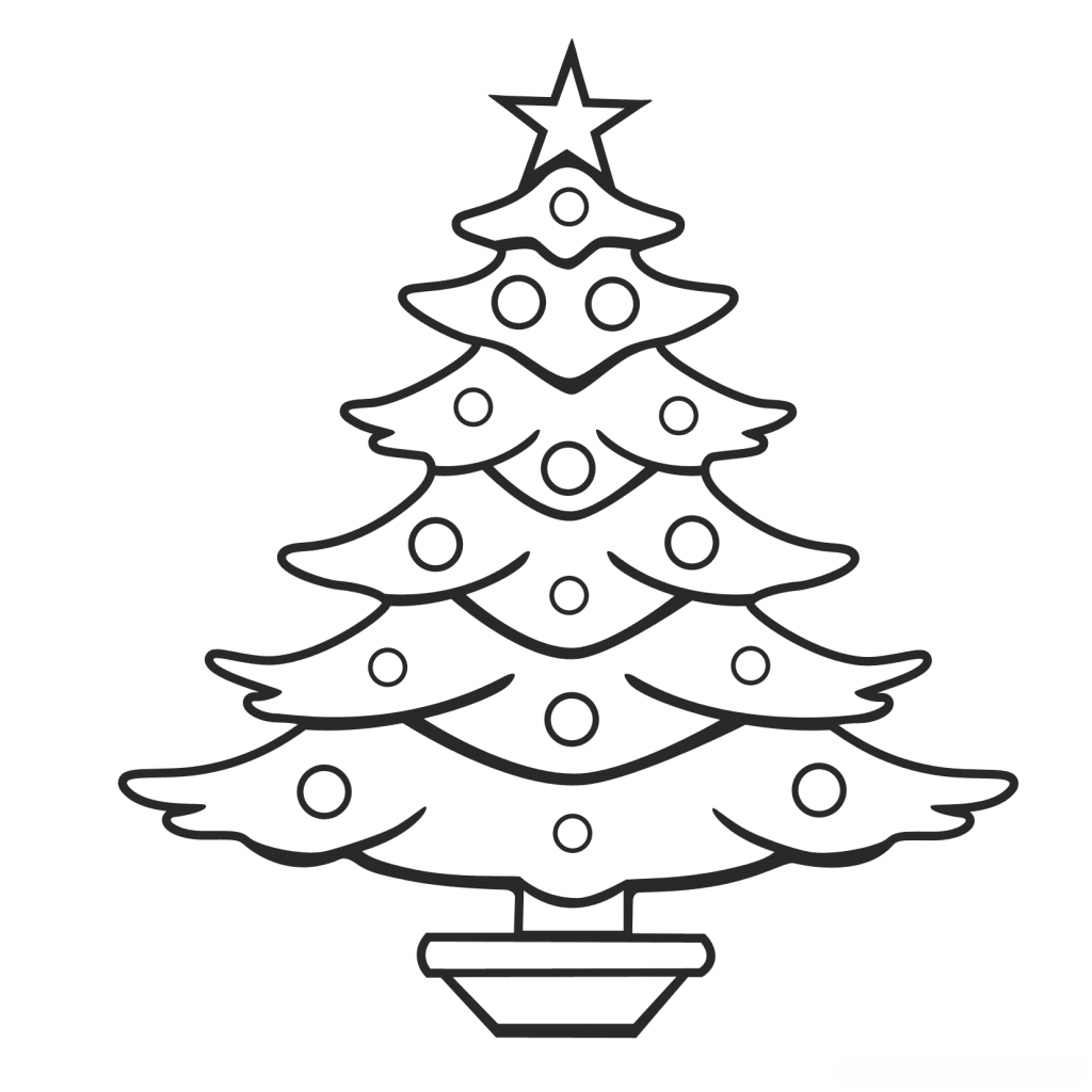 1024x1024 Pencil Drawing Of Christmas Tree How To Draw A Realistic Christmas