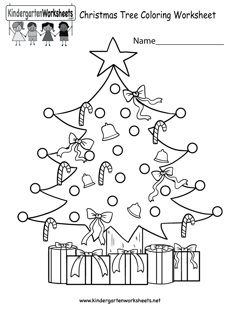 800x1035 Christmas Tree Coloring Worksheet