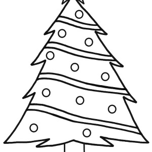 300x300 Christmas Trees With Stars Background Coloring Pages Color Luna