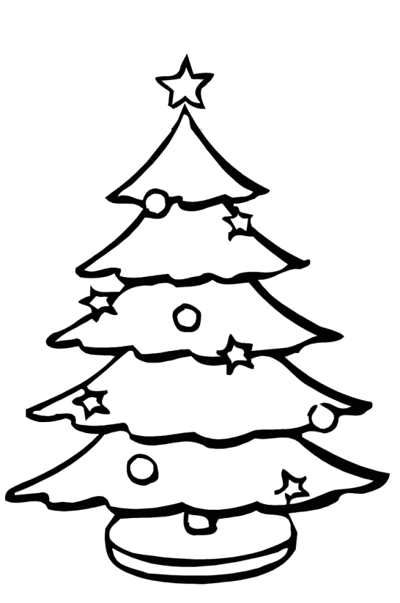 580x873 Sketch Christmas Tree Drawing Merry Christmas Amp Happy New Year Arts