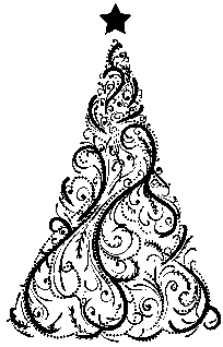204x318 Victorian Christmas Tree Drawing Fun For Christmas