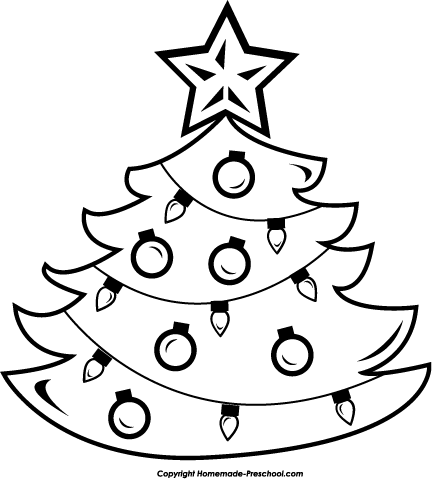 432x479 Free Christmas Tree Clipart