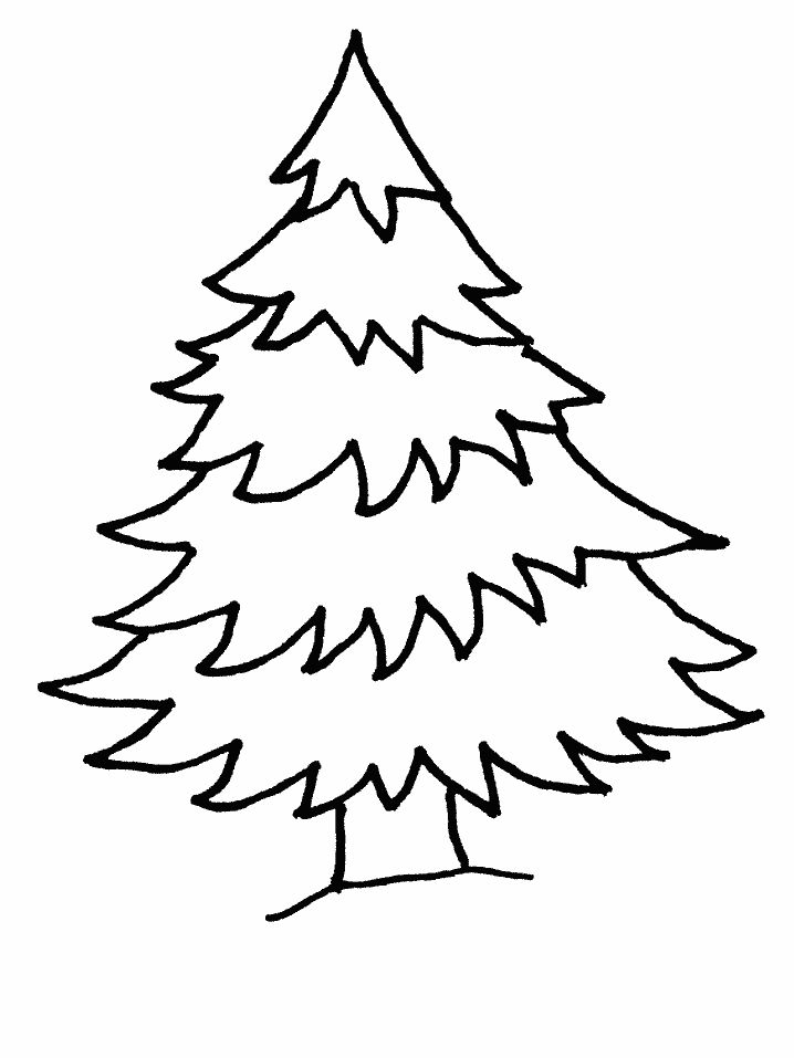 718x957 Tree Coloring Page