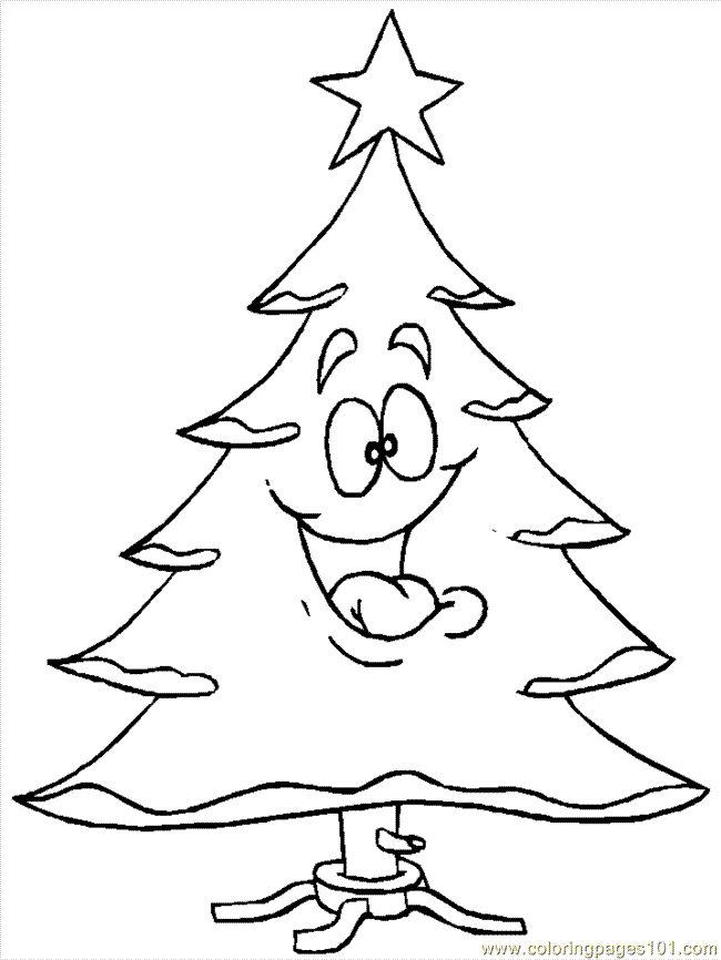650x866 Outline Of Christmas Tree 388500