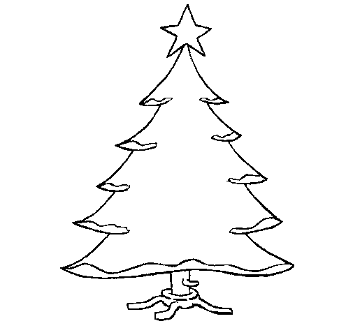 Christmas Tree Star Drawing at GetDrawings | Free download