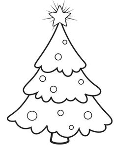 236x300 A Christmas Tree To Decorate In The Three Star Coloring Page