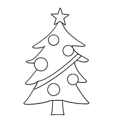 Christmas Tree Step By Step Drawing at GetDrawings | Free download
