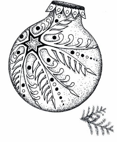 497x600 Christmas Ball Used As Inspiration For A Doodle Drawing Doodle