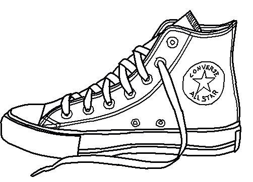 502x362 How To Draw Converse, How To Draw Chuck Taylors, Step By Step