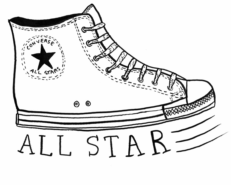 Chuck Taylor Drawing at GetDrawings | Free download