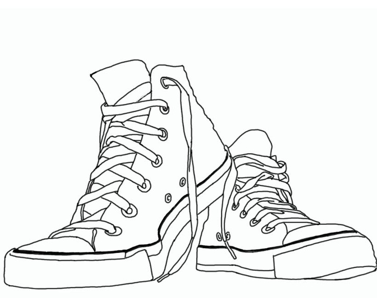 736x582 Chuck Taylor Sneaker Clipart
