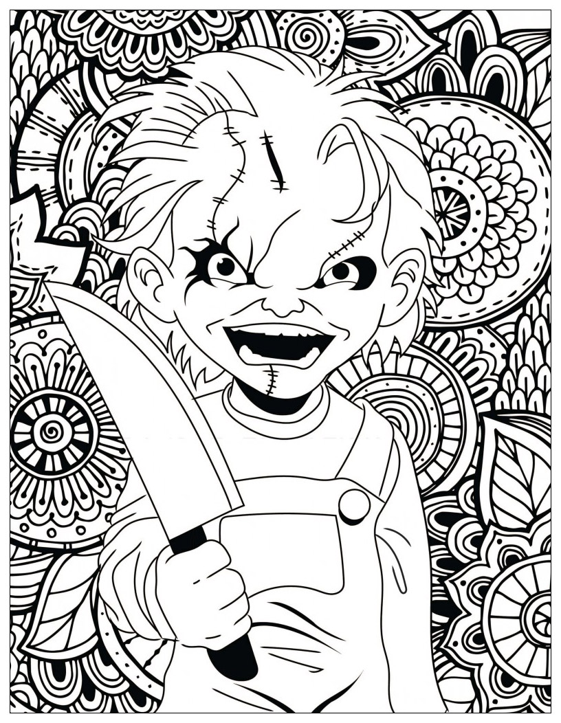 Chucky Doll Drawing At Getdrawings Free Download