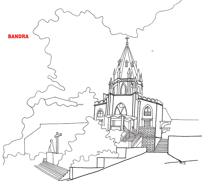 650x583 Architect Captures Bandra In A Few Strokes