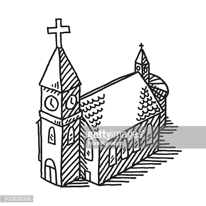 416x416 Gallery Church Building Drawing,