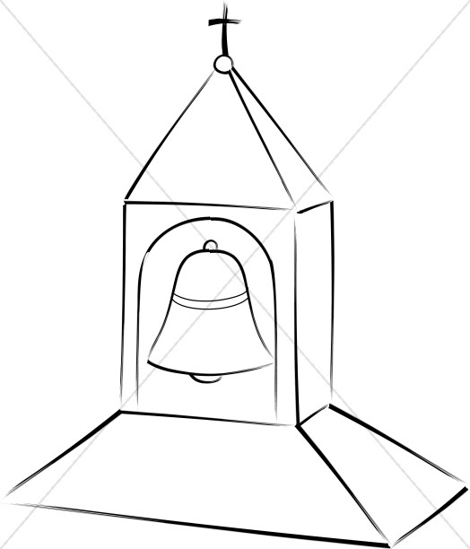 524x612 Church Bell Tower Church Bell Clipart
