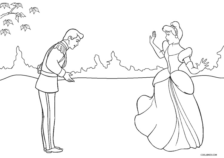 750x531 Free Printable Cinderella Coloring Pages For Kids Cool2bkids