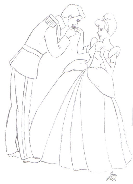 512x710 Cinderella And Prince Charming By Unicornjesse