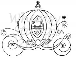 250x195 Cinderella Carriage Outline