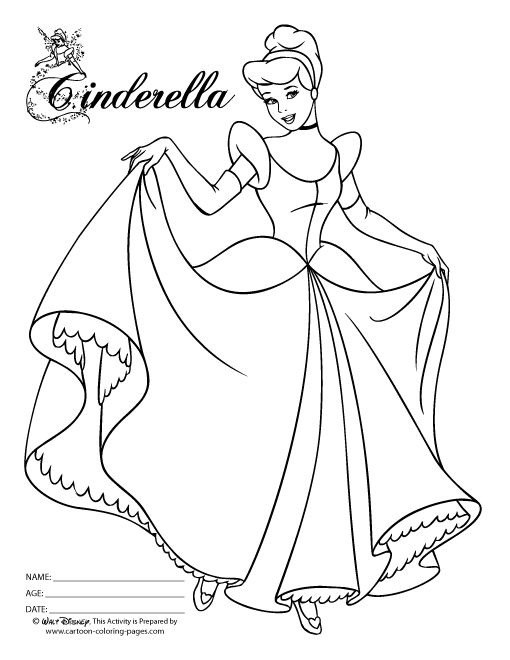 Cinderella Cartoon Drawing at GetDrawings | Free download