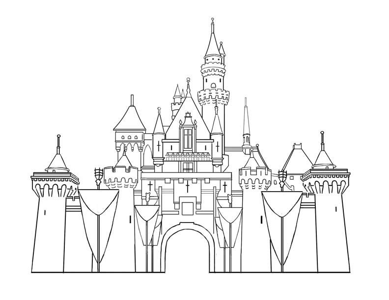 792x612 Pictures Cinderella Castle Drawing,