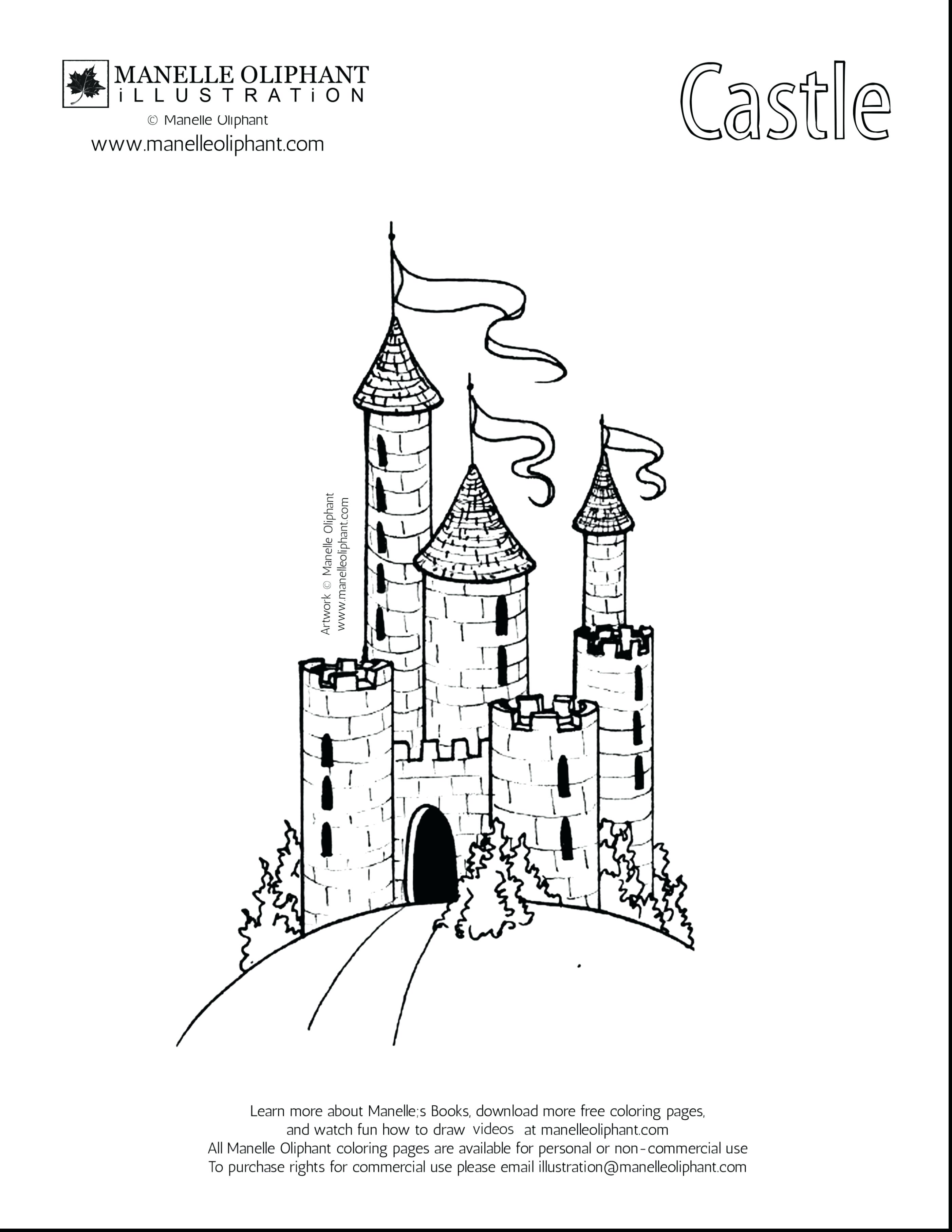 2805x3630 Coloring Cinderella Castle Coloring Page Pages A Disney Sheet