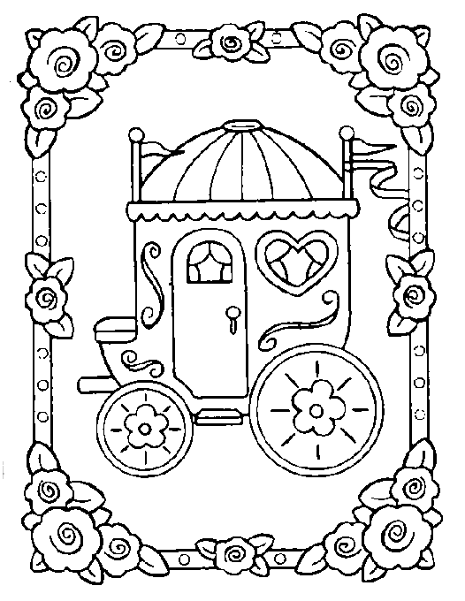 526x680 Carriage Coloring Pages