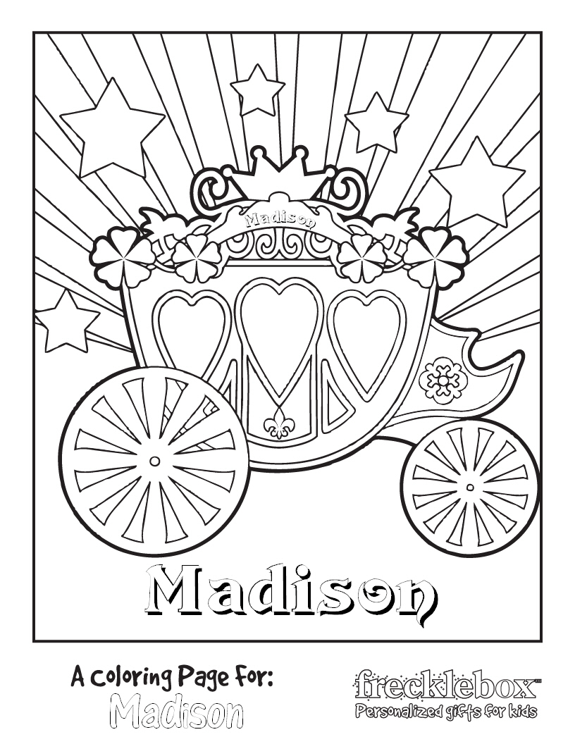 816x1056 Cinderella Carriage Color Page Princess Carriage Coloring Page