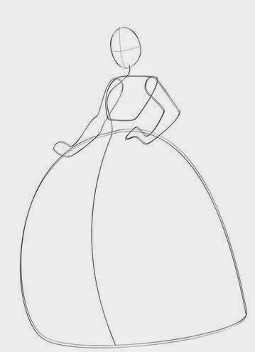 359x495 How To Draw Cinderella Wiza Fashion Design