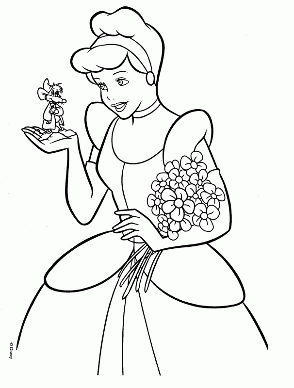 606x800 Cinderella Drawings